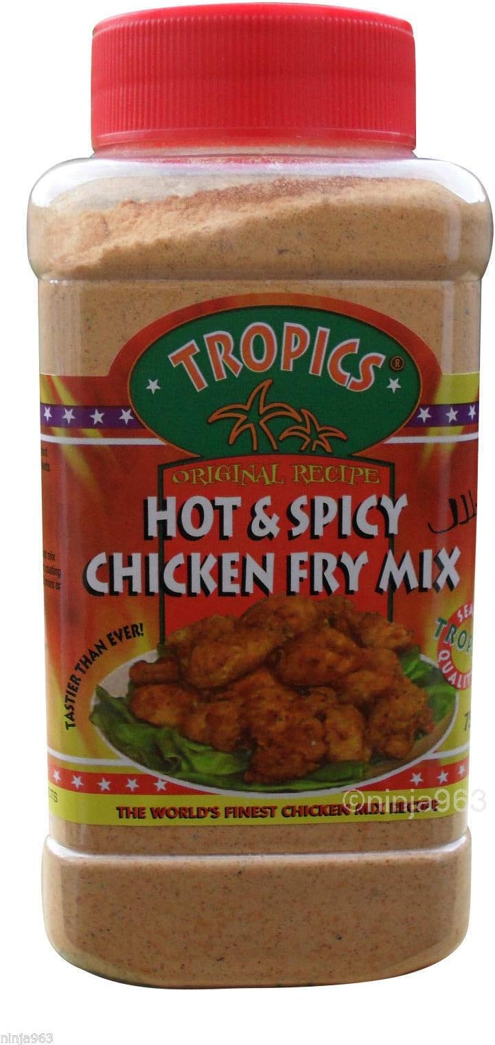 Tropics Kentucky Southern Fried Hot & Spicy Original Coating Chicken Fry Mix
