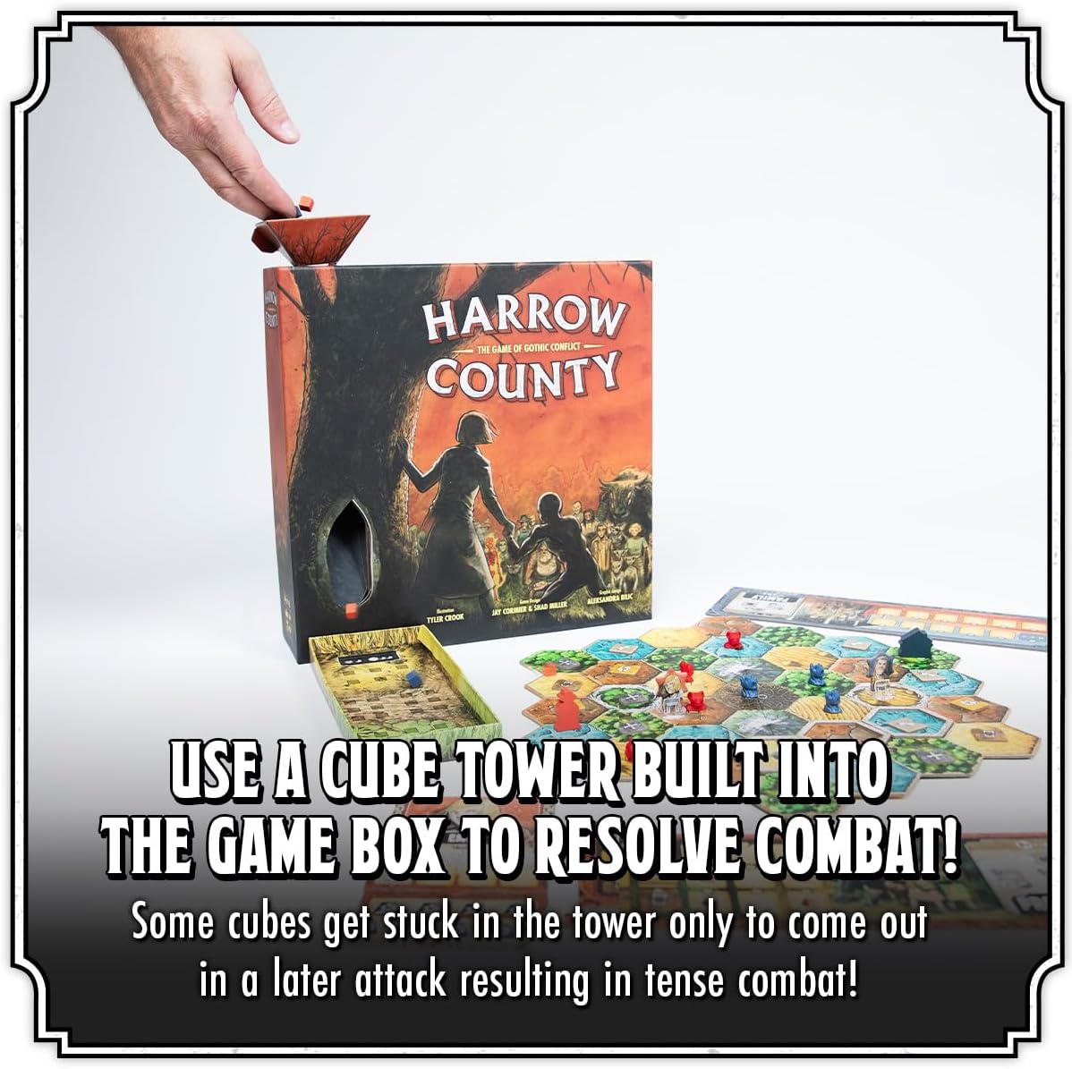 Harrow County: The Game of Gothic Conflict | Asymmetric Horror Strategy Board Game | 1–3 Players (Solo Mode Included) | Ages 14+ | Spooky Halloween Board Game by Off The Page Games