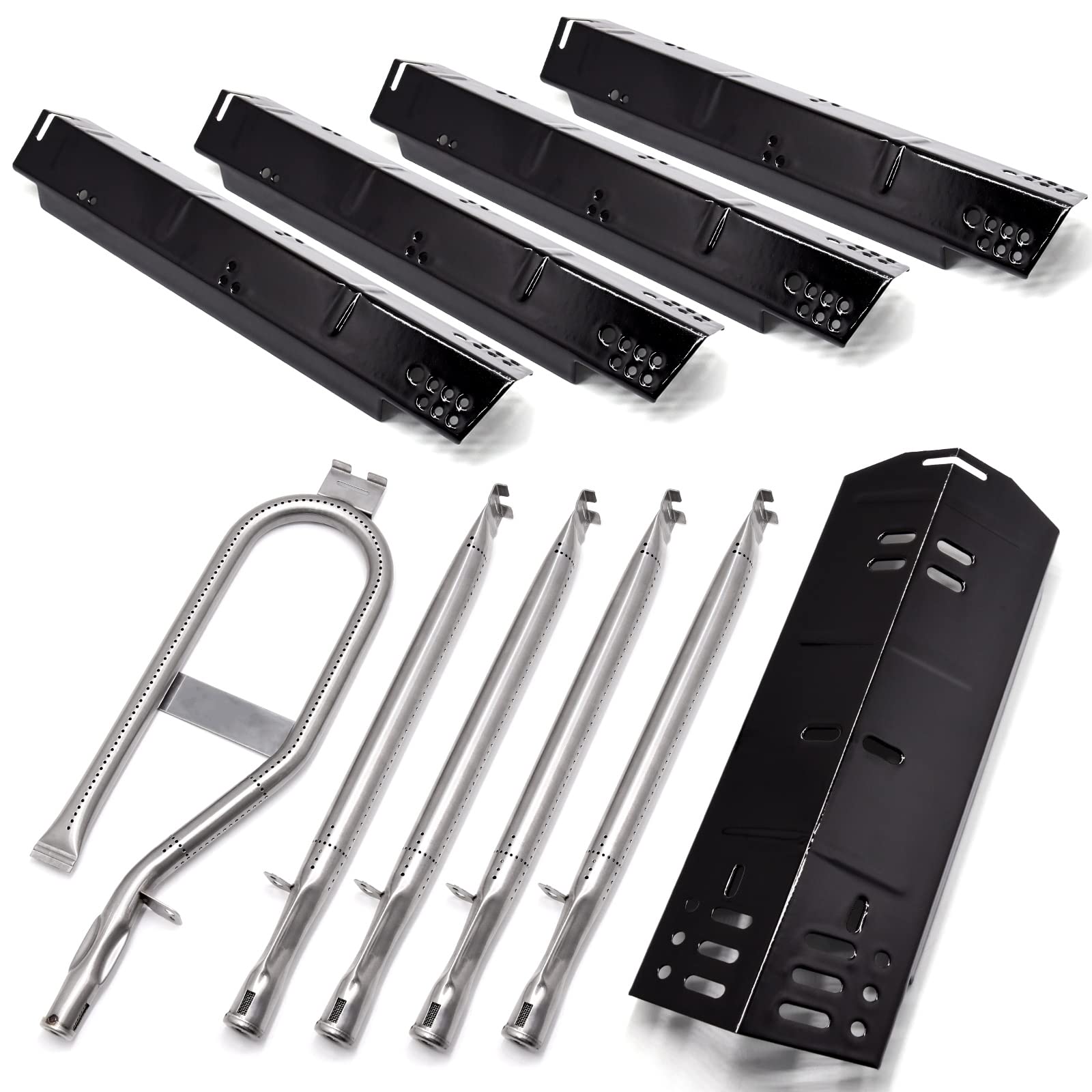 Amazon.com : Criditpid Grill Replacement Parts for Dyna-Glo DGH474CRP,  DGH450CRP, DGH485CRP, DGH483CRP, Porcelain Steel Grill Heat Plate,  Stainless Steel Burner Tube for Dynaglo 4 and 5 Burner Grill. : Patio, Lawn  u0026 Garden