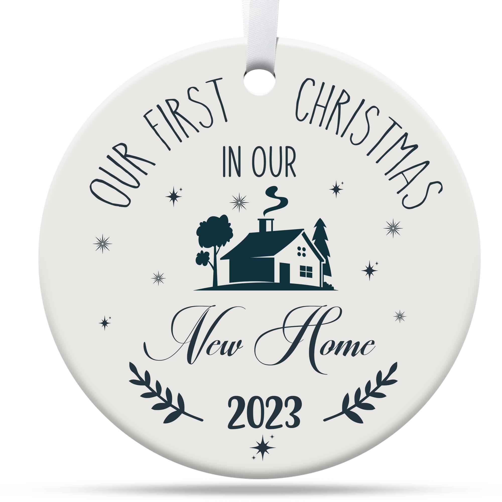 Photo 1 of House Warming Gifts New Home, Housewarming Gift, First Home Christmas Ornament 2023, New Home Gift Ideas, Ceramic Ornament