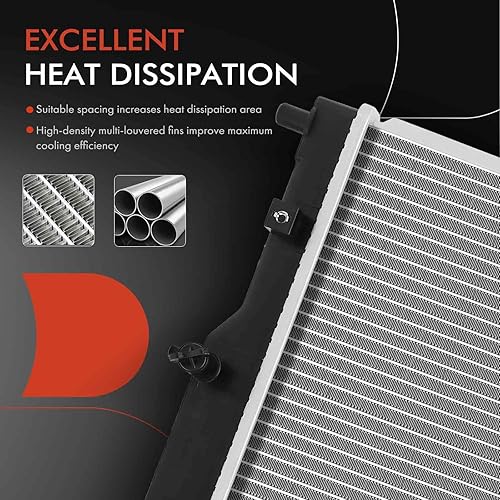 Miniatura 5 de A-Premium Conjunto de radiador de refrigerante del motor compatible con Mazda CX-3 CX3 2016 2017 2018 2019, 2.0L