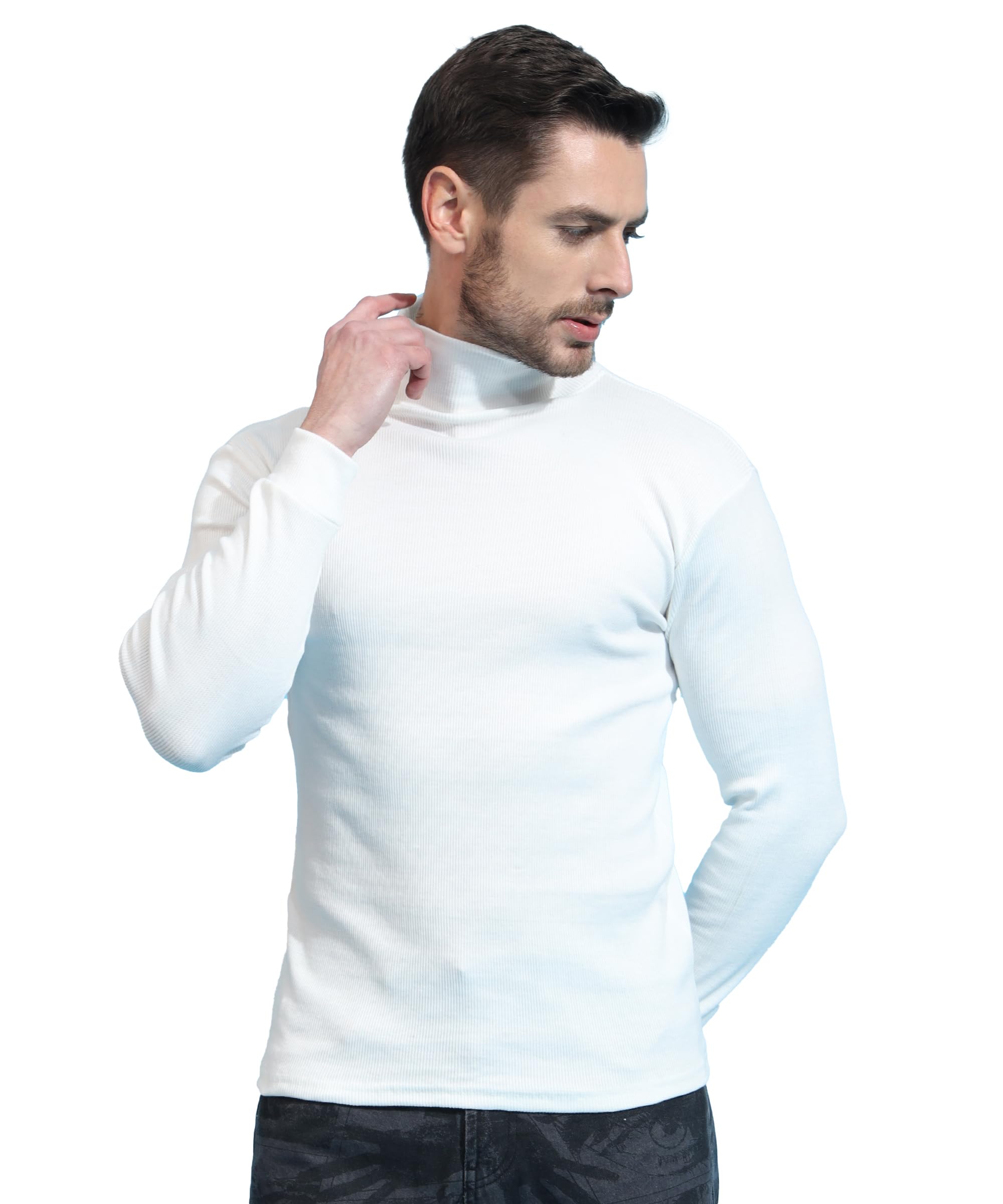 juari be a gentleman Men's Ribbed Turtleneck Sweater, Long Sleeve-picture-56
