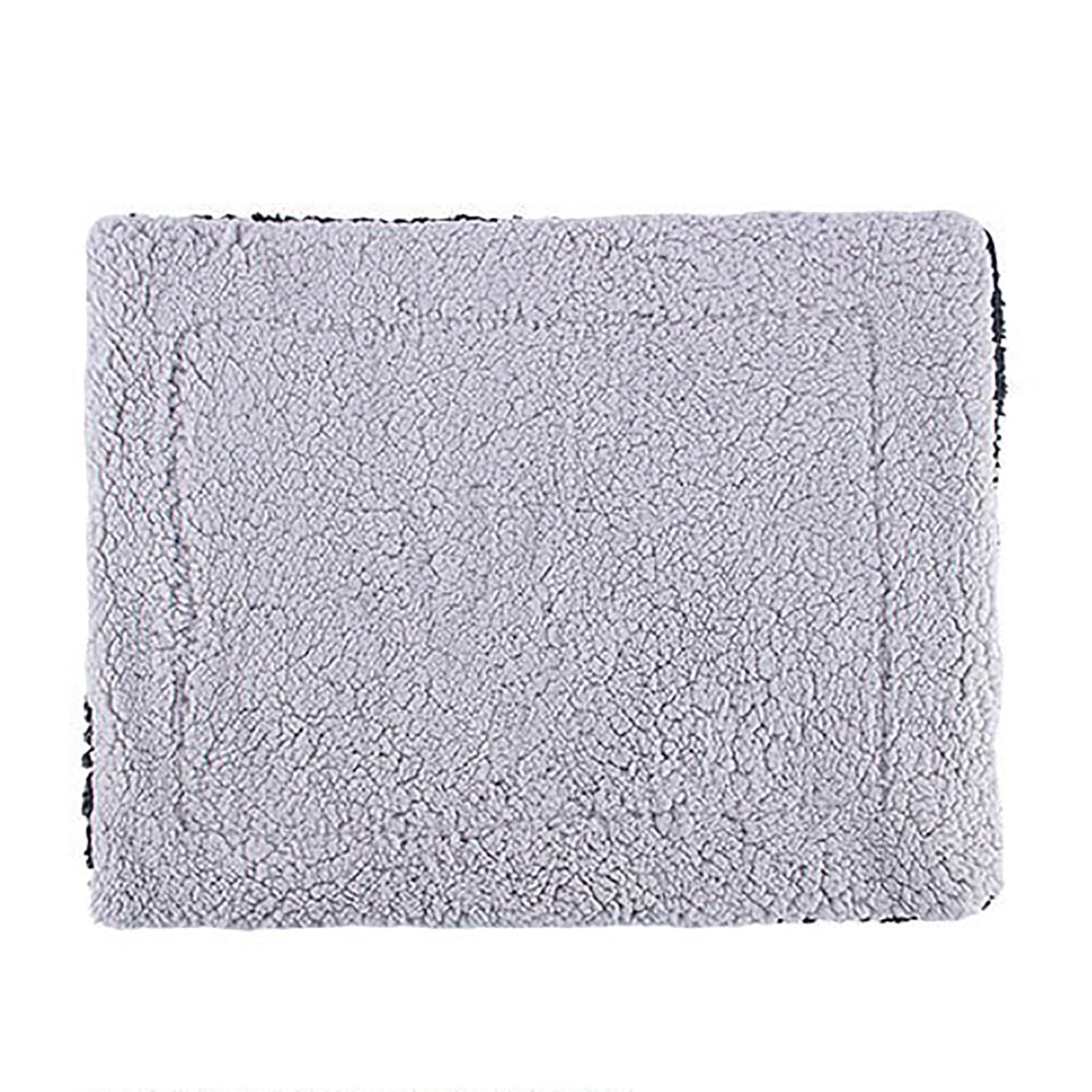 Cuccia for gatti autoriscaldante, uso fronte-retro(Gray,Medium)