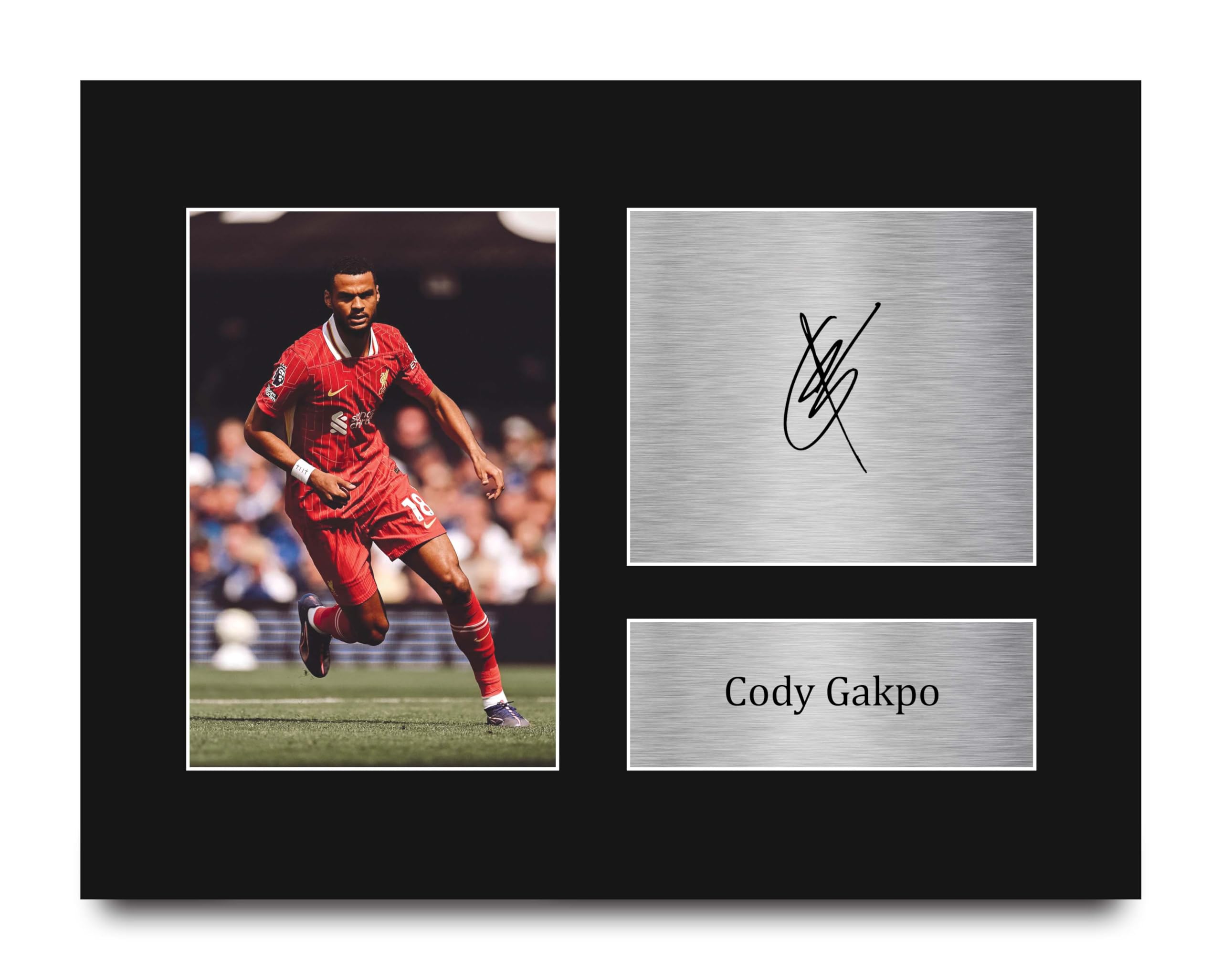 HWC Trading Cody Gakpo Liverpool Gifts Printed Signed Autograph Picture for Soccer Fans and Supporters - US Letter Size