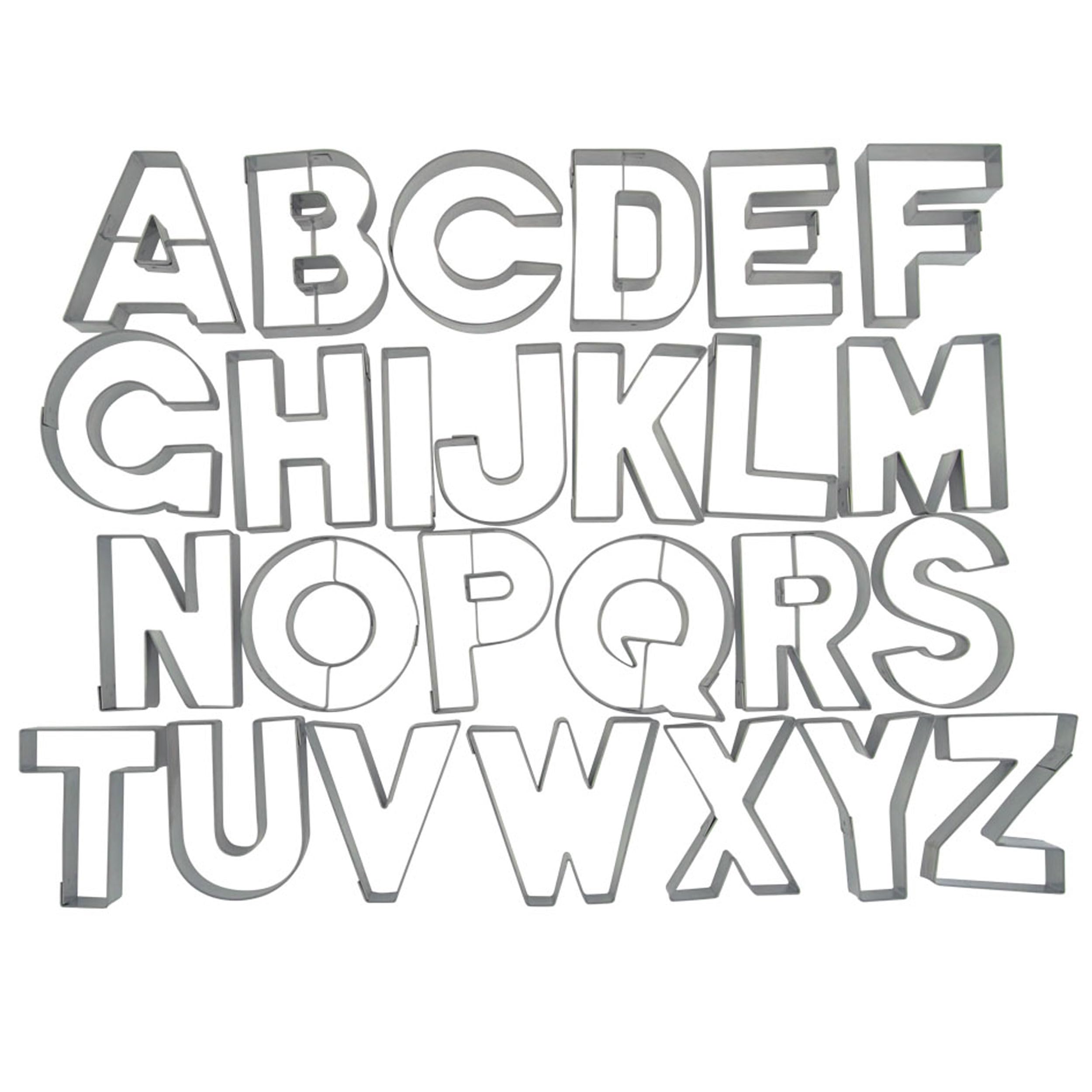 Städter 112963 Buchstaben Satz, 26-teilig, Edelstahl