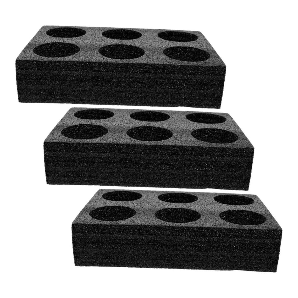 OUNONA 3pcs Milk Tea Cup Holders Portable Beverage Packing Trays for Takeout Lightweight Drink Carrier for Coffee Pearl Material for Safe Transport