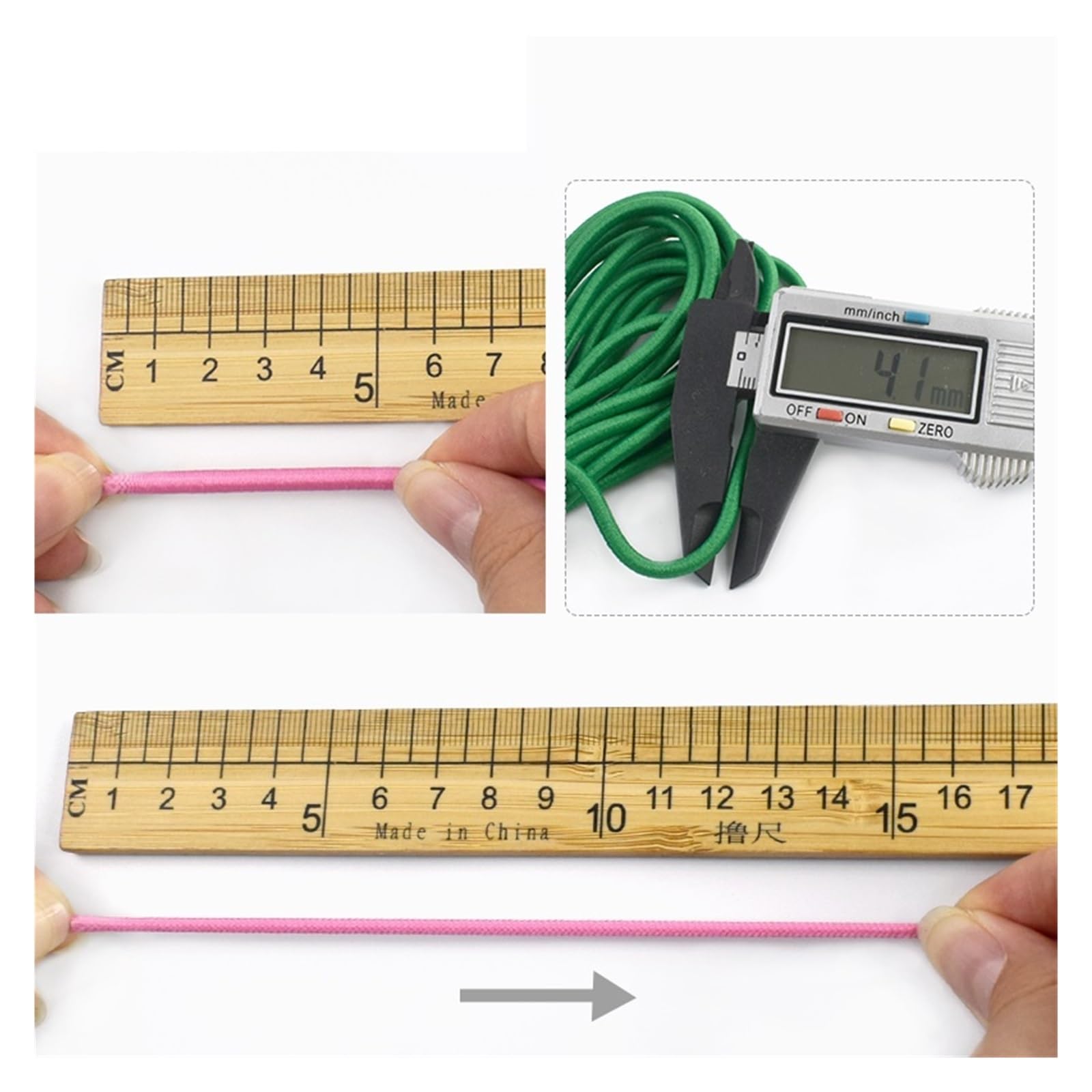 5-30 metrów 4mm mocna elastyczna lina kolorowa elastyczność sznurek gumka do torebek pas odzieżowy DIY akcesoria do szycia(ArmyGreen,30Meters(6Rolls))