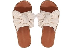 Women's Bow Tie Flat Sandals: Perfect Summer Style