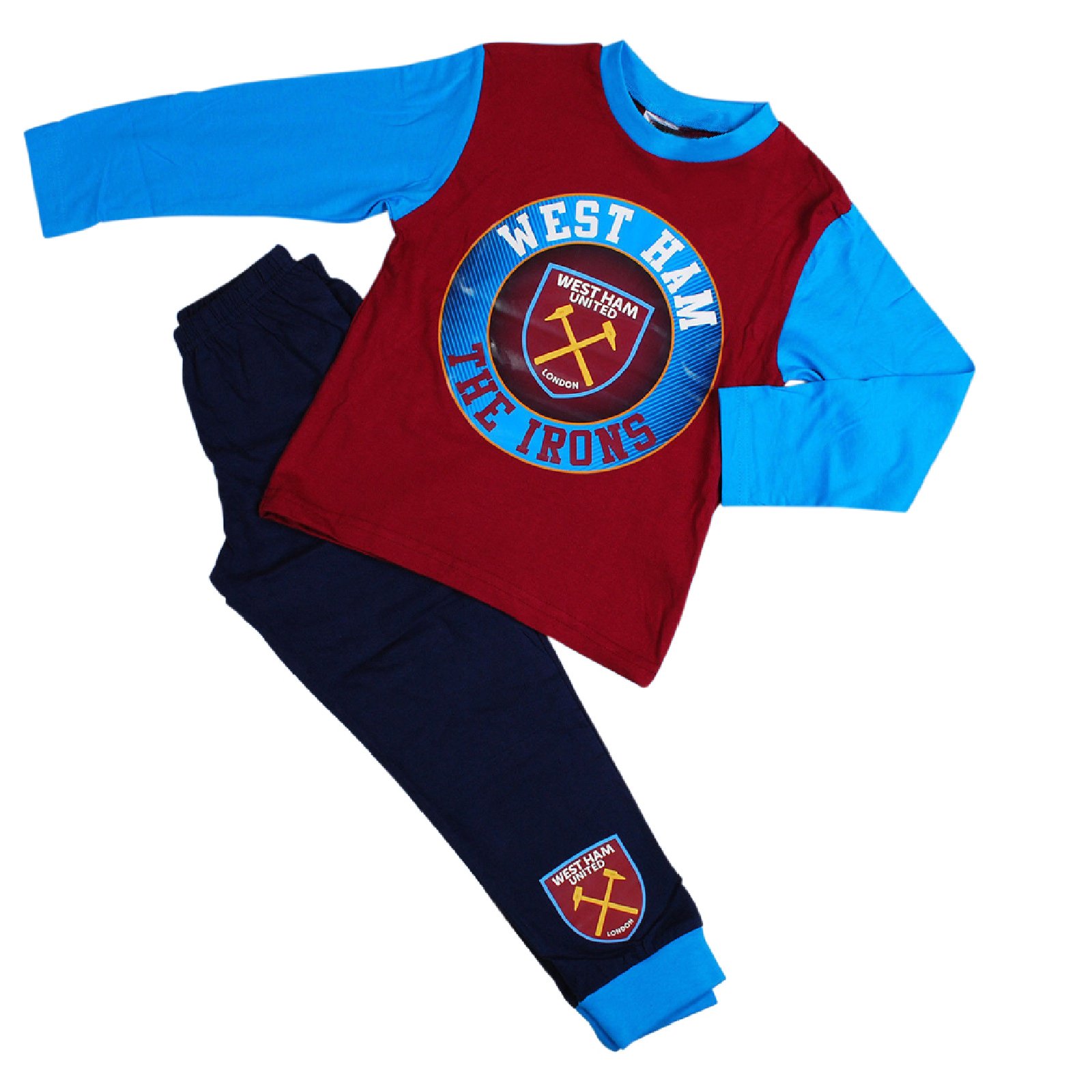 Boys West Ham Football Club Pyjama Set Pjs Age Desertcart