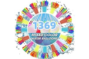 Summer Quick Fill Water Balloons For Adults And Children's Summer Cooling Total Of 1369 Balloons