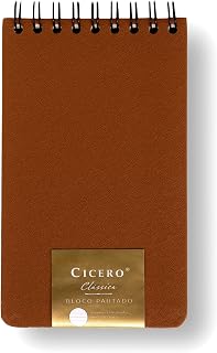 BLOCO WIRE-O CLASSICA PAUTADO 12X20 CARAMELO
