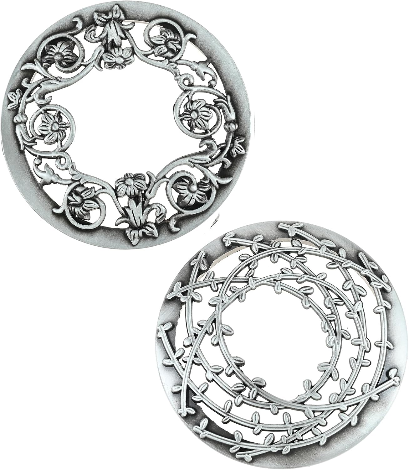 2PCS Antique Silver Candle Toppers for Yankee Jar Candles – 3.23in(80mm)