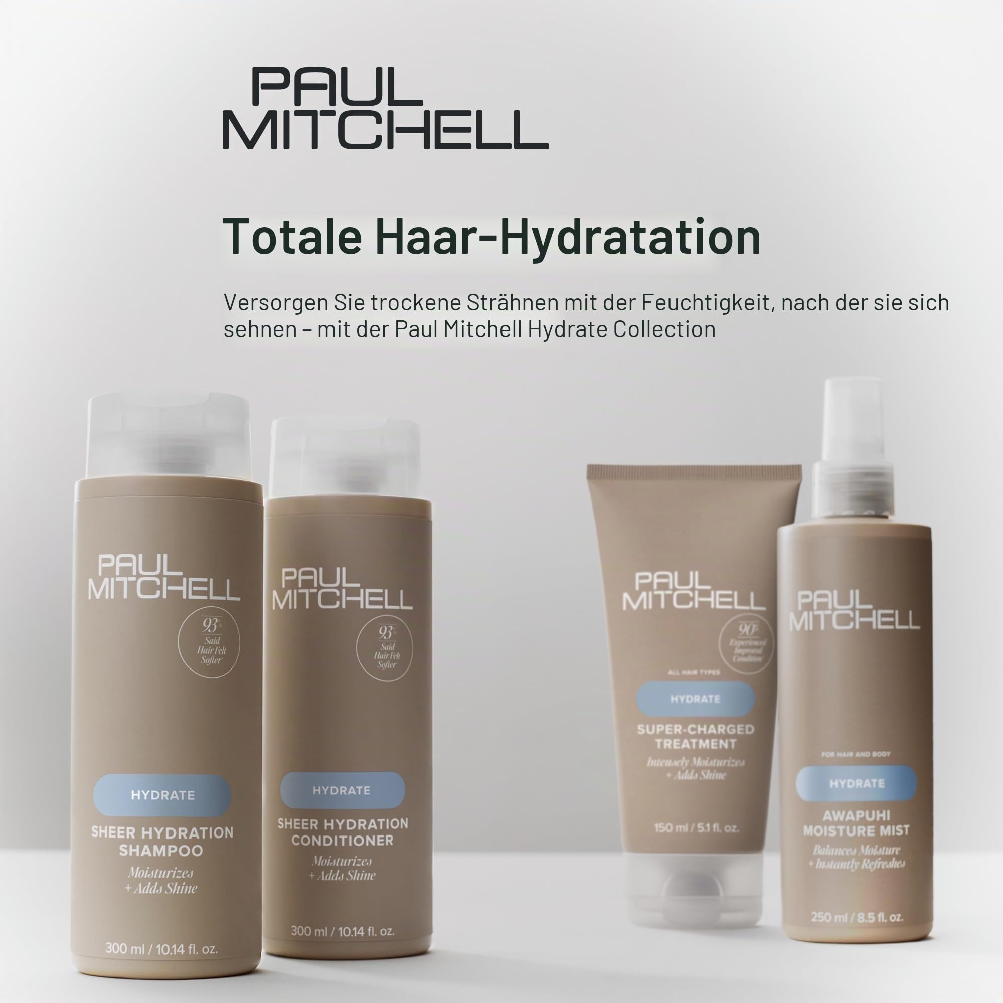 Paul Mitchell Instant Moisture Shampoo - feuchtigkeitsspendende Haarwäsche, Pflege-Shampoo ideal für trockene Haare, 1000 ml (1er Pack)