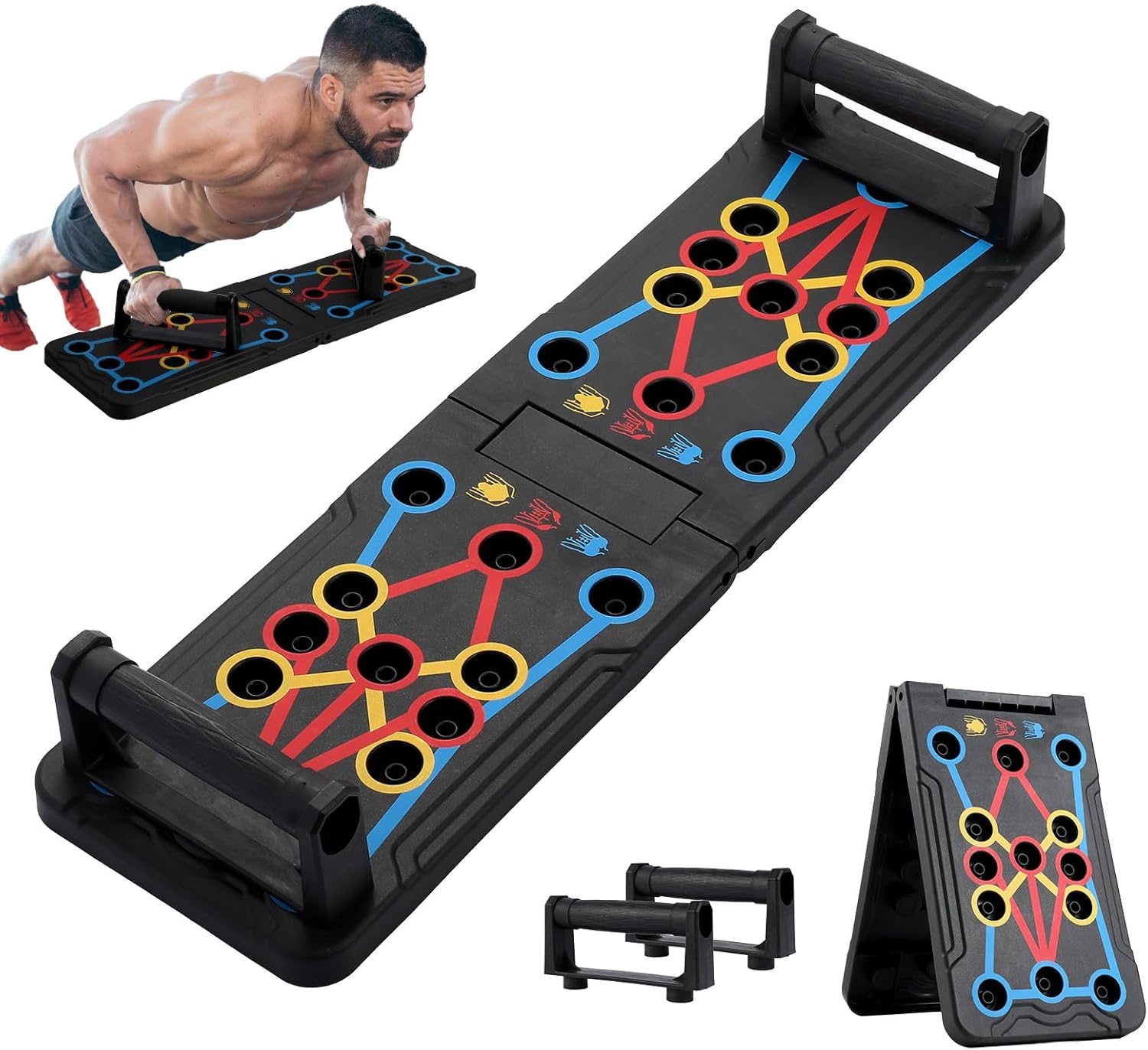 15-in-1 Foldable PushUp Stands Board Health,Exercise Gear for Hom…