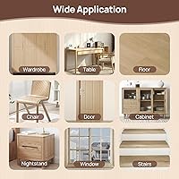 Vista 8 de Relleno de madera, masilla de madera pintable de 6.15 onzas, fácil de lijar, resistente al encogimiento y a las grietas, reparación rápida