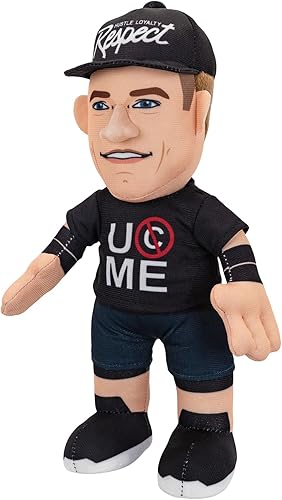 Miniatura 3 de Bleacher Creatures WWE John Cena (Hustle Loyalty Respect) Figura de peluche de 10 pulgadas, una leyenda de la lucha libre para jugar o exhibir