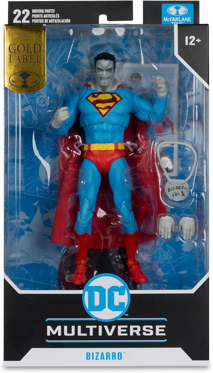 McFarlane DC Multiverse Bizzaro (DC Classic) Gold Label 7" Action Figure Toy