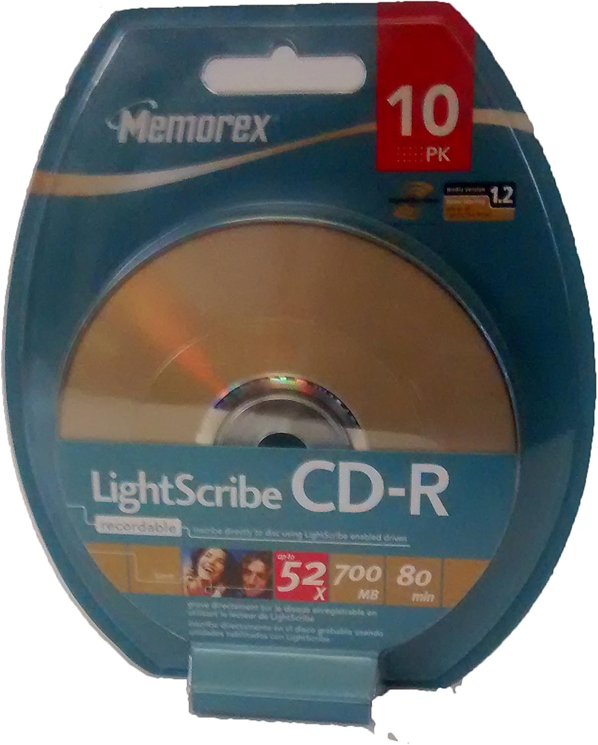 Memorex 52X Writeonce CDr with Lightscribe Technology Electronics