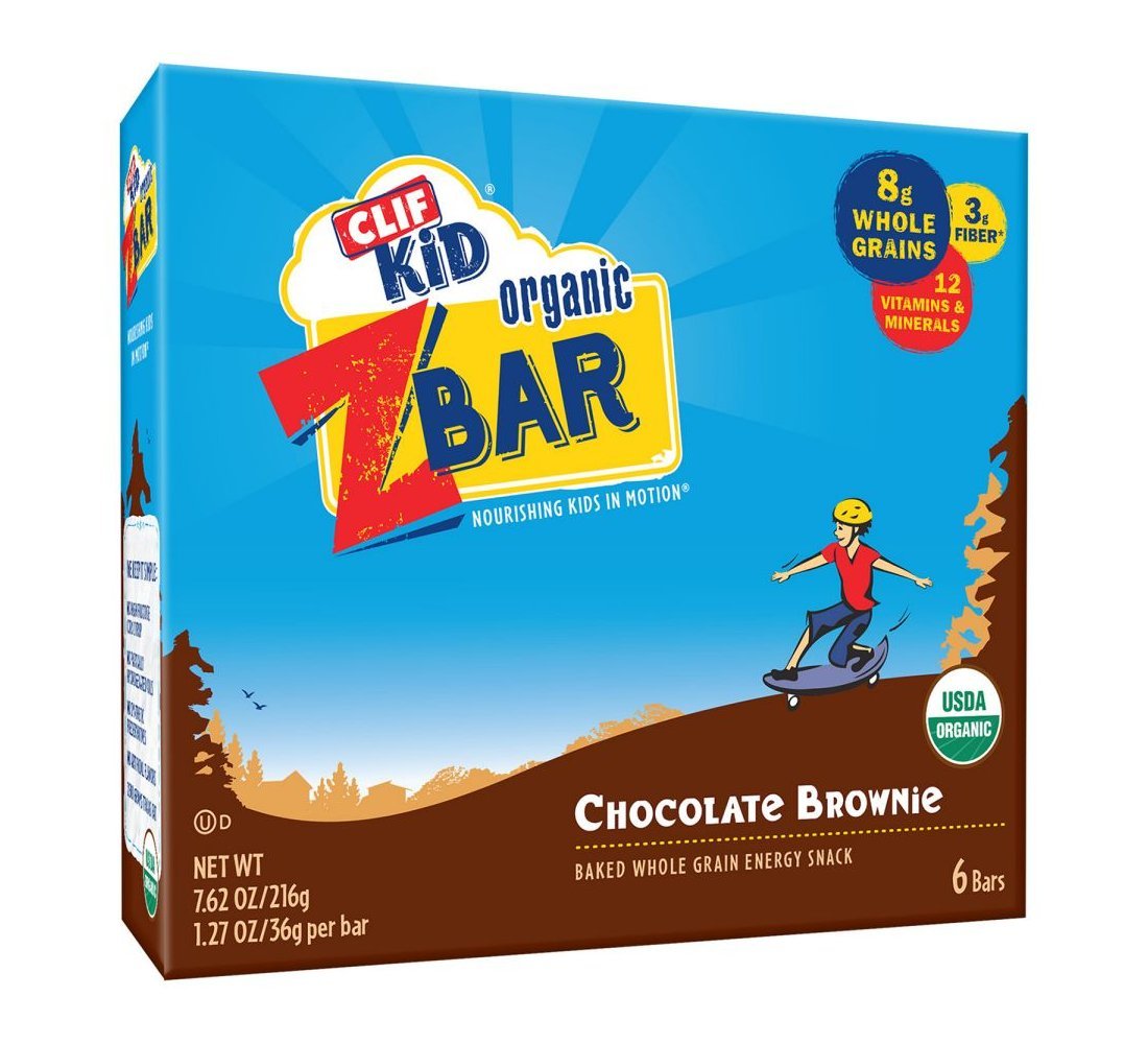 Clif Kid Zbar Chocolate Brownie Case of 9 7.62 oz