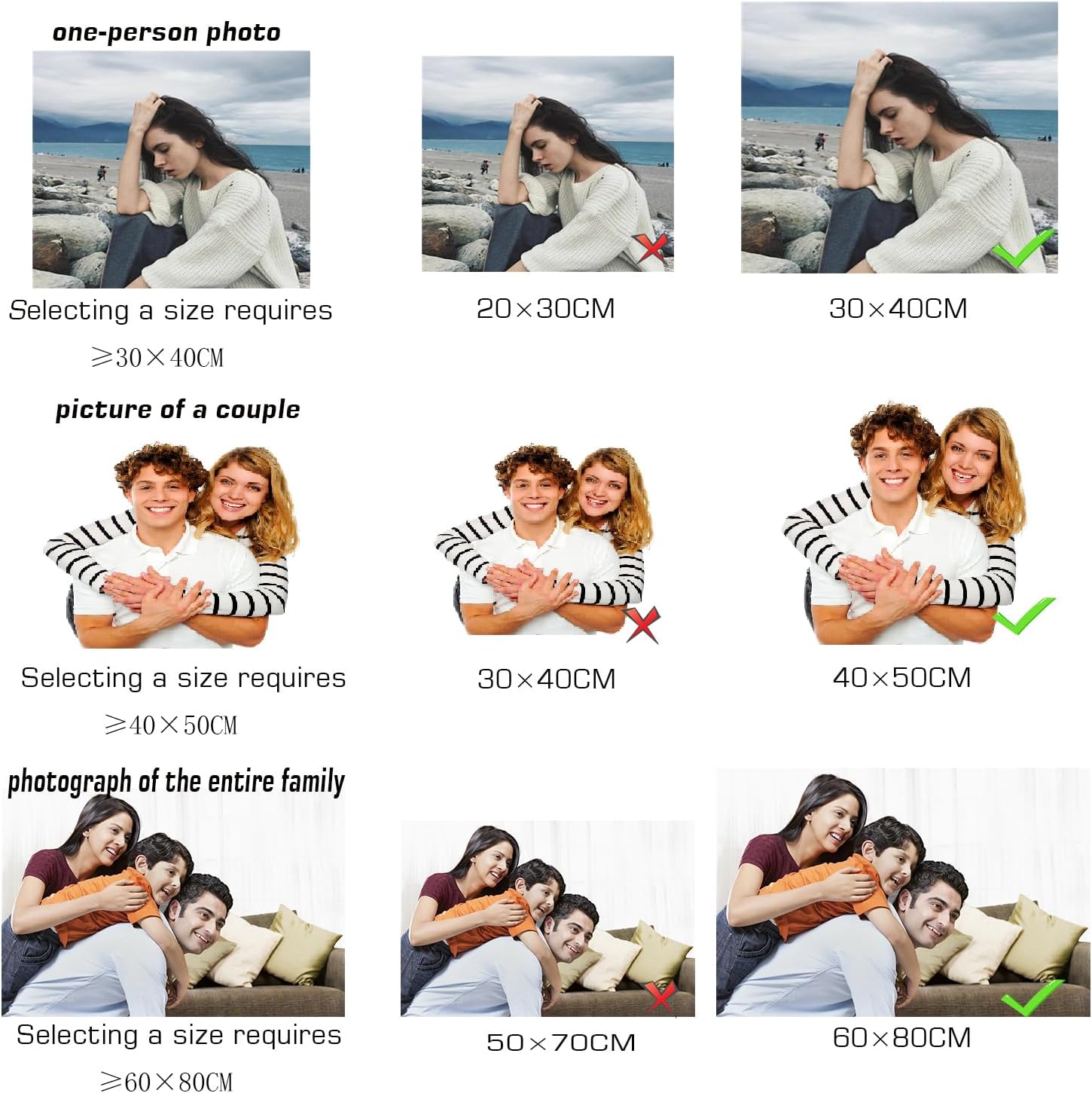 JYCASC Adult Custom Diamond Painting Set with Your Photo, Personalized Custom Unisex Gifts, DIY 5D Diamond Art Set Gifts for Home Wall Decoration.(28×28inch/70×70cm, Round)