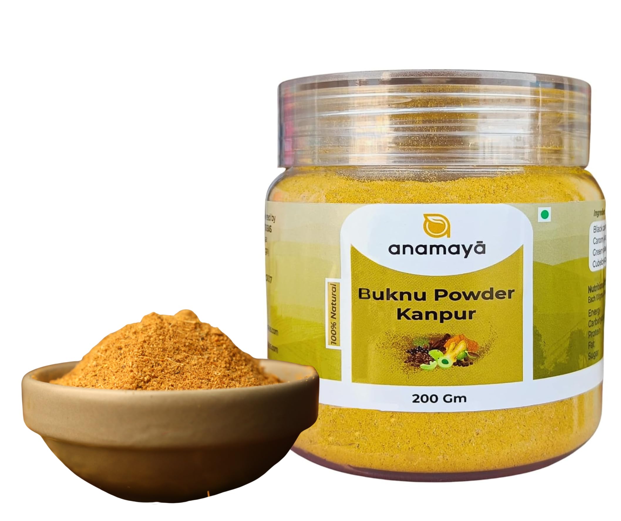 Anamaya Bhuknu Masala Powder straight from the streets of Kanpur | Bhuknu Seasoning | Buknu Powder kanpur | Packed in an aesthetic food grade jar for easy storage | 200 gms (B0CS9QSPHT) Amazon Price History, Amazon Price Tracker