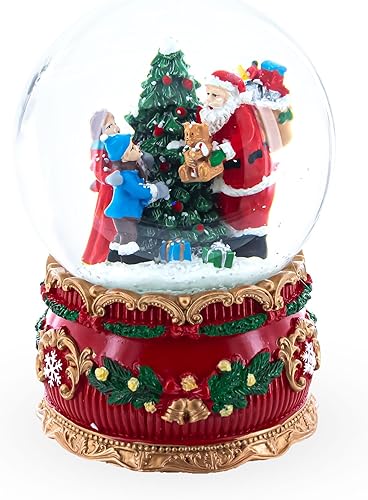 Globo musical de agua de nieve para regalar Papá Noel