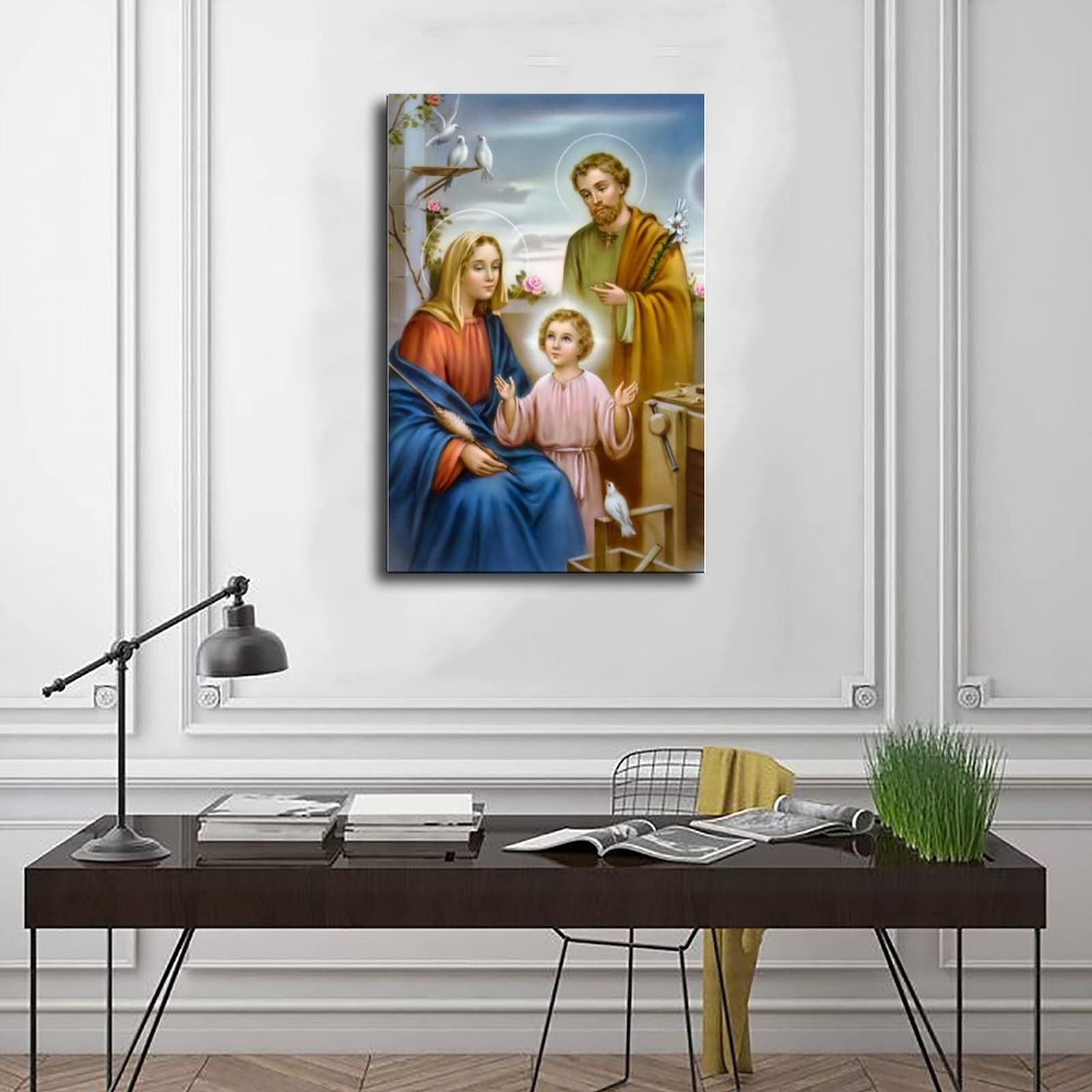 Amazon.co.jp: XOOPIT The Holy Family アートプリント 05 キャンバス