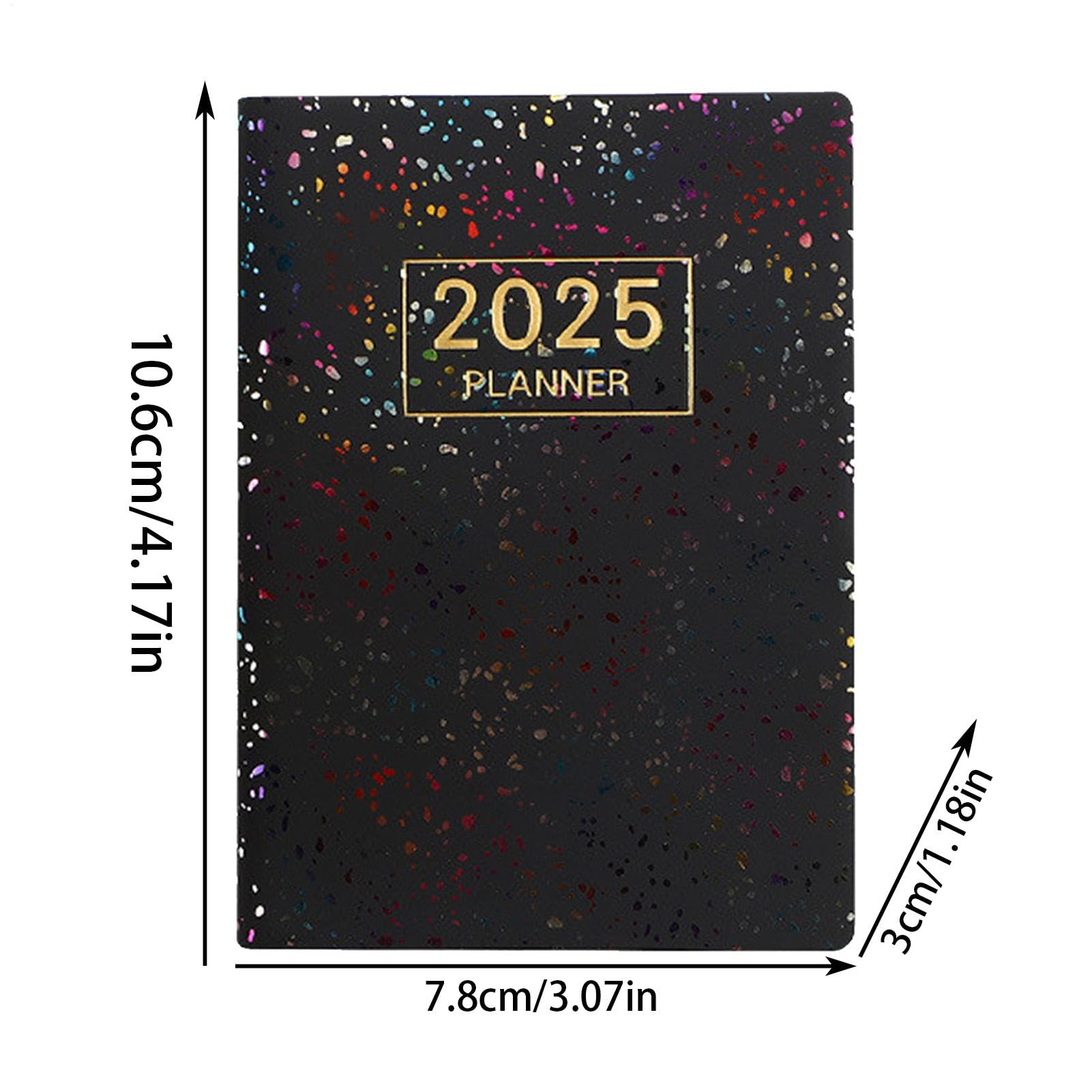 Agenda 2025 Planner Quaderno Pianificazione Quotidiana Layout Semplice | Checklist Compiti Organizer Agenda Blocco Per Casa Scuola Compiti Quotidiani Diario Organizer Quaderno
