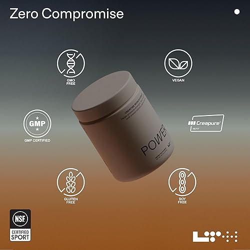 Miniatura 5 de LTH Power Monohidrato de creatina, con la confianza de Life Time Fitness Members - Suplemento de creatina Creapure para apoyo muscular, energía y