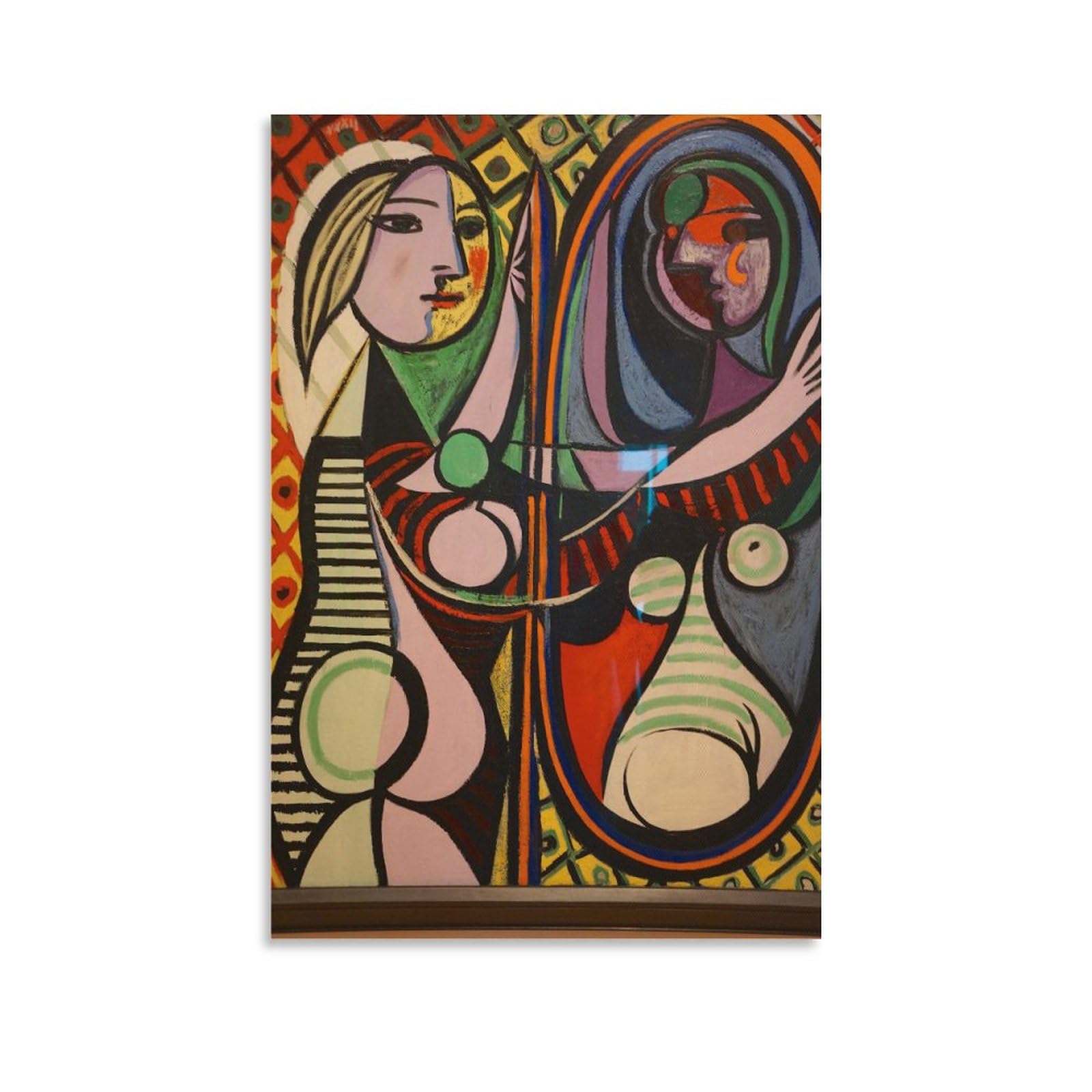 Amazon.co.jp: パブロ・ピカソ Pablo Picasso 《鏡の前の少女