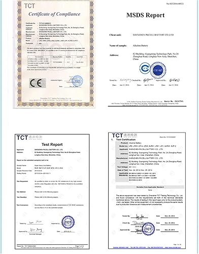 Miniatura 7 de PKCELL 5 baterías alcalinas de 1.5 V LR1MN9100E90N, baterías a prueba de fugas, baterías de alto rendimiento y potentes, adecuadas para todo tipo de