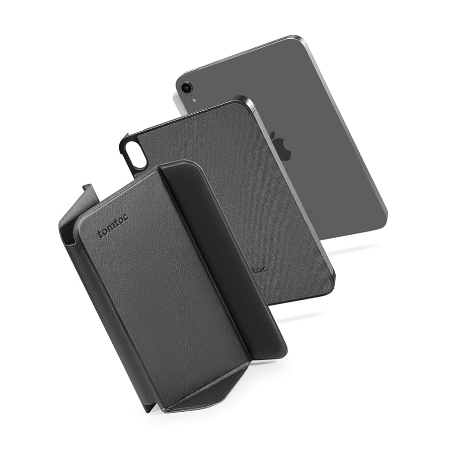 tomtoc Smart Folio Vertical Case for 2024 8.3-inch iPad Mini