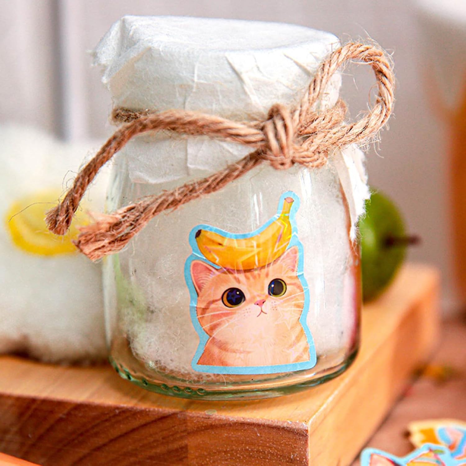 120Pcs Holographic Cat Stickers with Iridescent Finish Cute Kitten Vinyl Decals for Laptop Water Bottle Scrapbook Phone Case Waterproof Animal Stickers for Adults Pet Lovers - Image 8