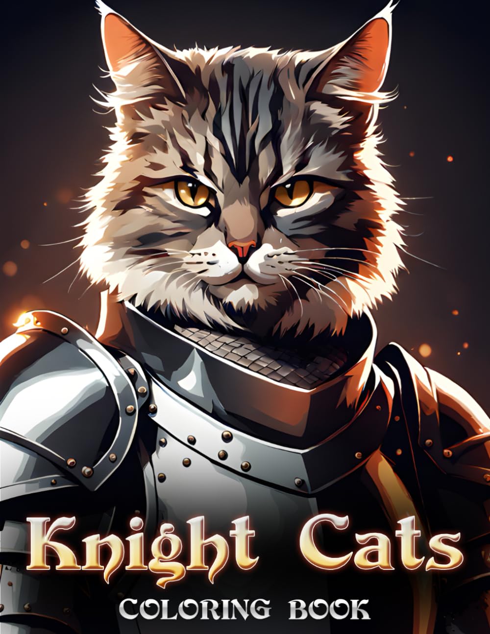 Knight Cats Coloring Book: Epic Illustrations of Heroic Felines in Armor; Fantasy Medieval Adventure for Kids, Teens, and Adult Cat Lovers