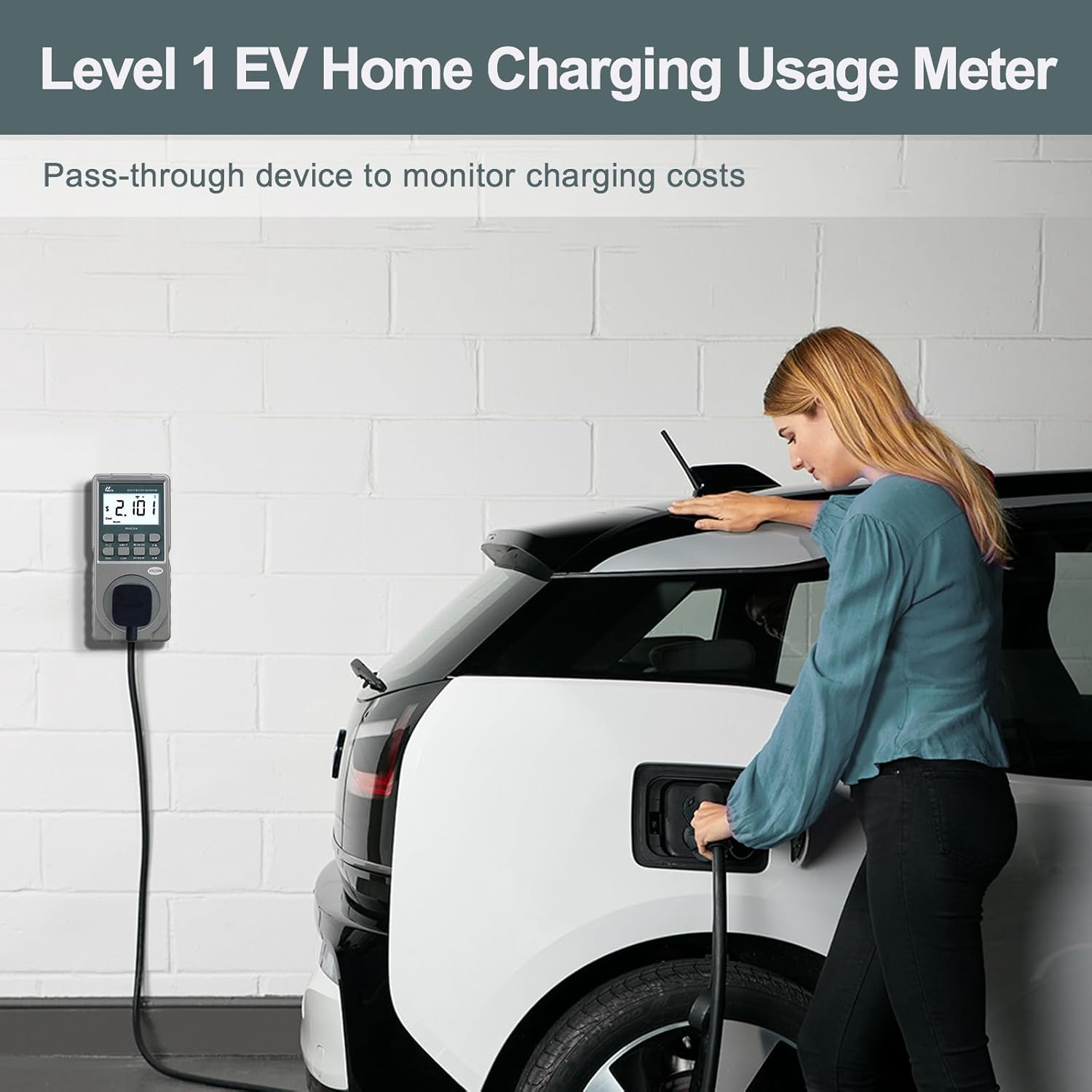 PN2500 Professional NEMA 5-15 Wi-Fi Wireless Level 1 EV Charger Pass-Through Power Usage Monitor (60-240V, 25Amp) 6 71TNByQEBzL. SL1500