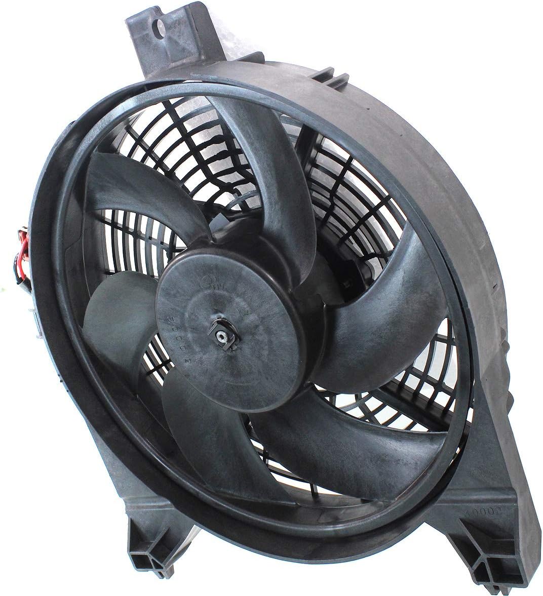 Evan Fischer A/C Condenser Fan Compatible with 2004-2006 Nissan Titan, 2005-2006 Armada, Fits 2004-2006 Infiniti QX56, 8 Cyl., 5.6L Engine, Mounts in Front of Condenser