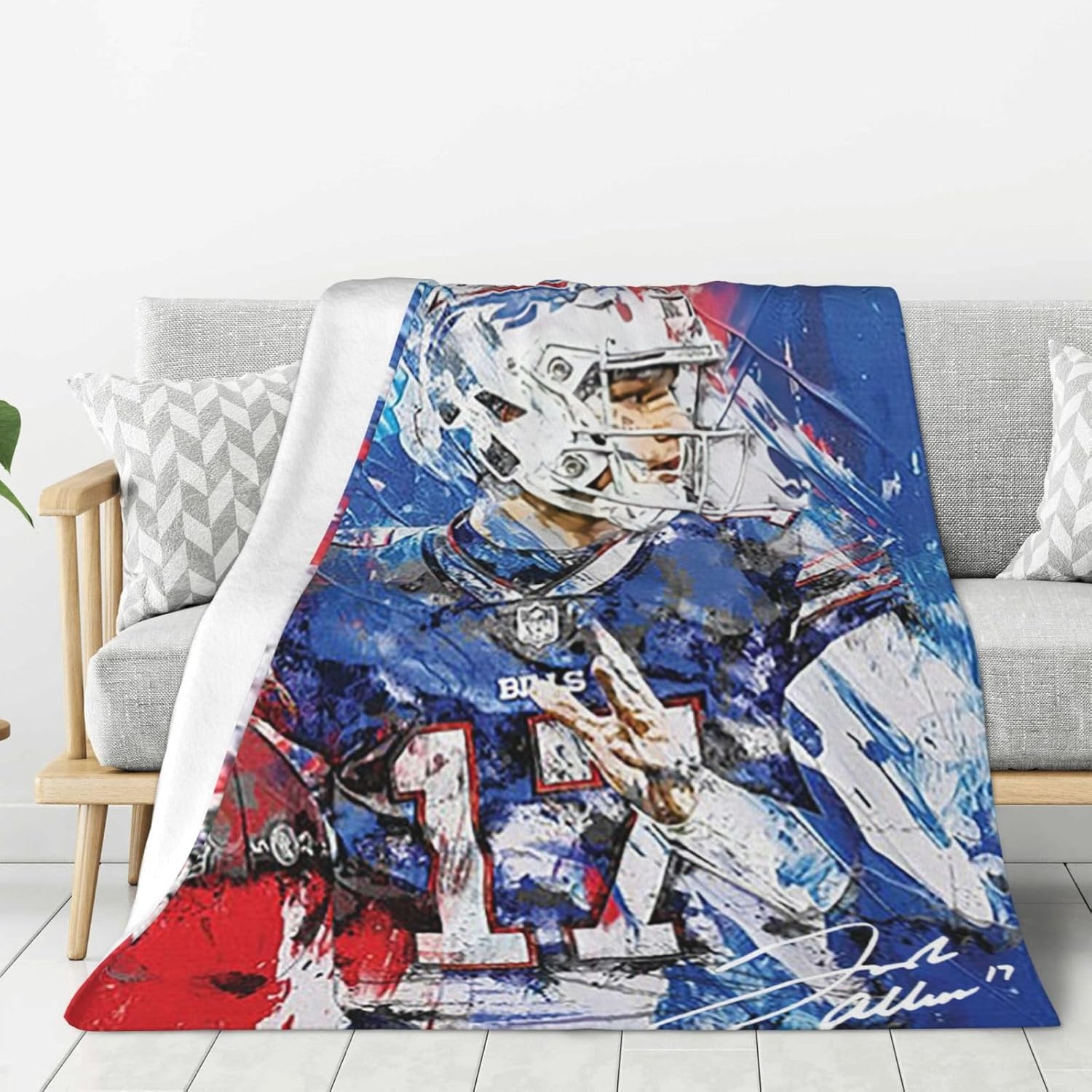 Blanket Throws Flannel for Couch Sofa Bed Home Decor Gift