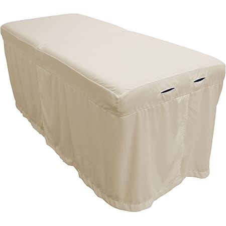 Microfiber Massage Table Skirt By Body Linen - Massage Table Bed Skirt To Fit Standard Size Massage Tables - Lightweight, Super Soft And Stain-Resisting - (True Gray