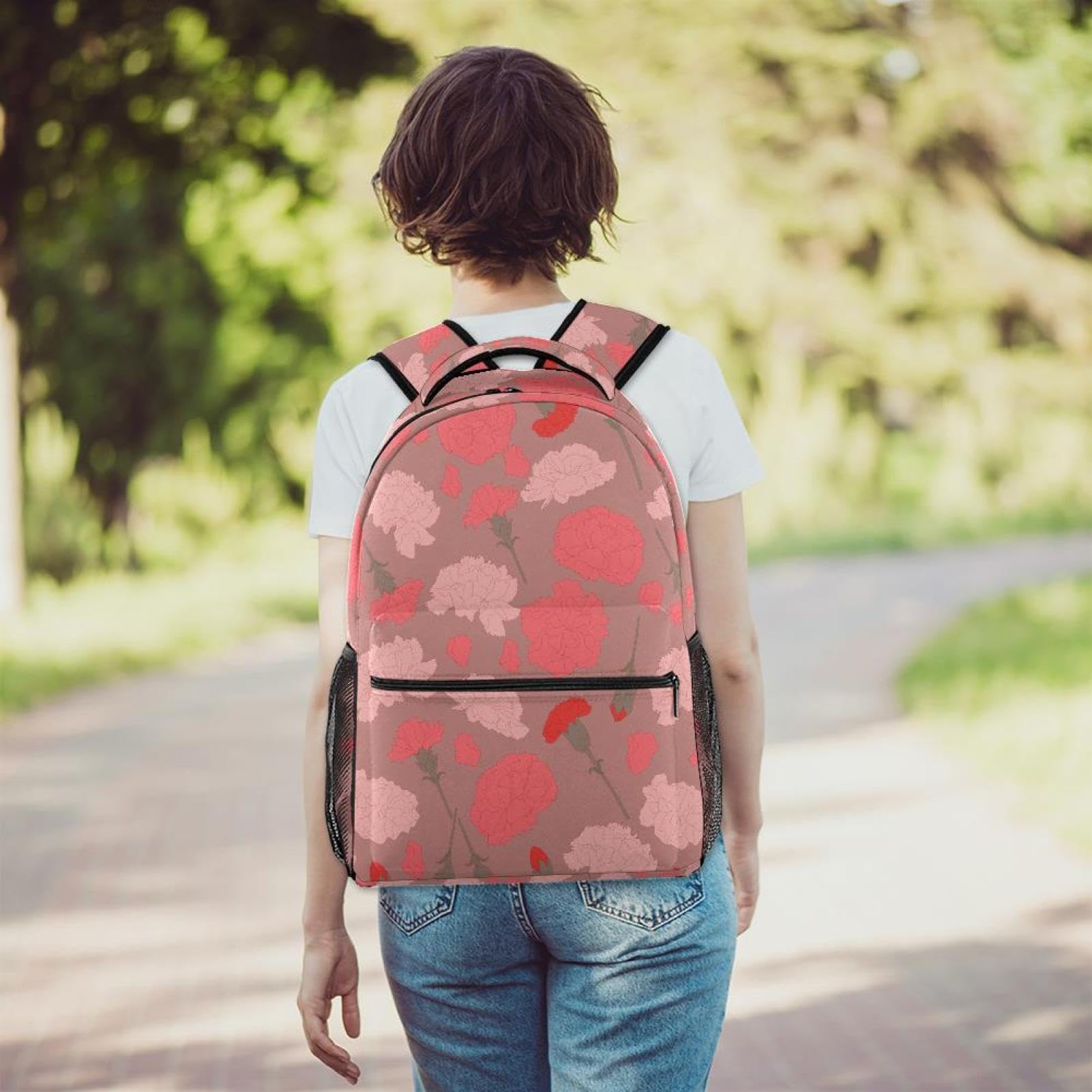 Zaino scolastico per uomini e donne, borsa da viaggio per computer portatile, zaino leggero per università, zaino casual per libri