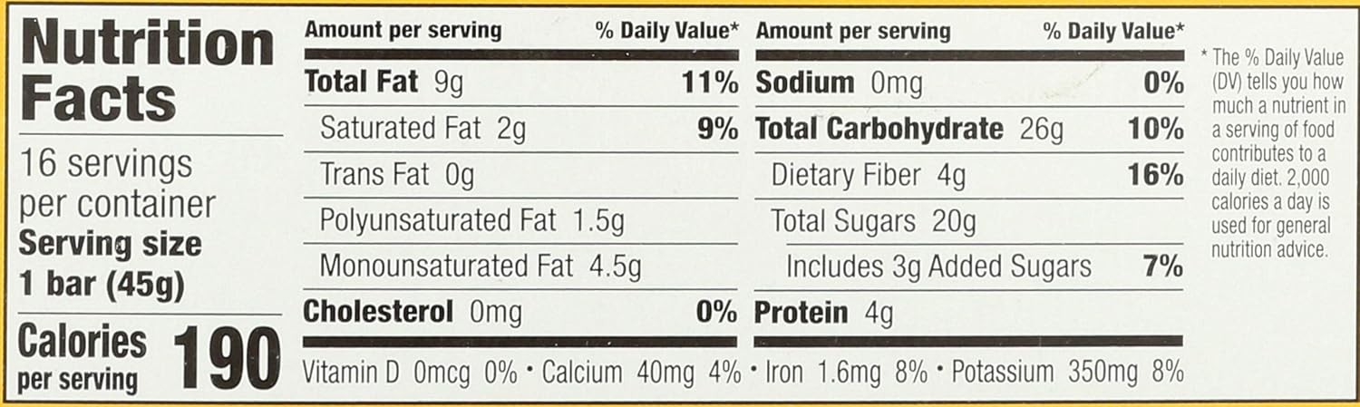 Larabar Banana Chocolate Chip, Gluten Free Vegan Fruit & Nut Bars, 16 ct