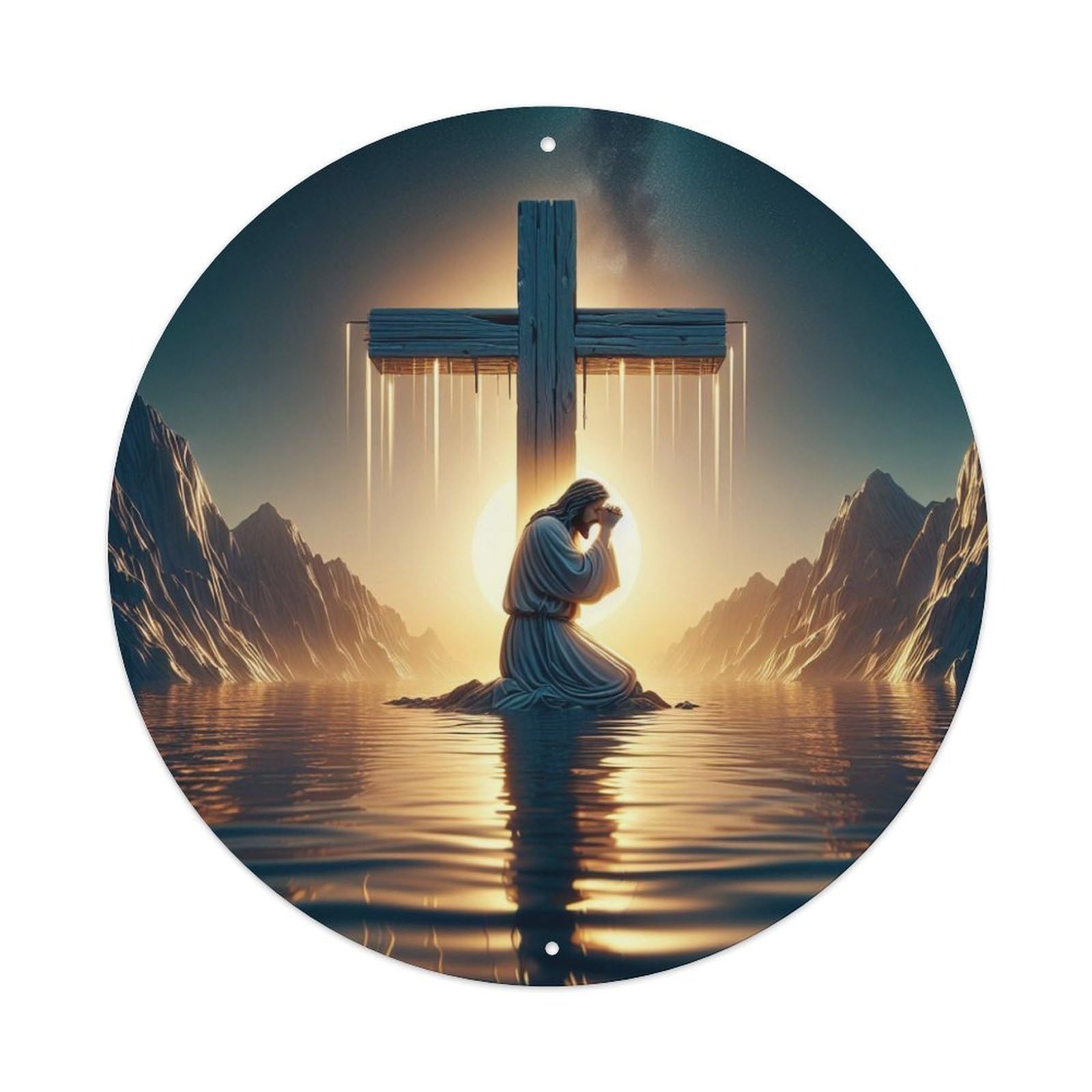 The Great Jesus Religious Metal Tin Sign
