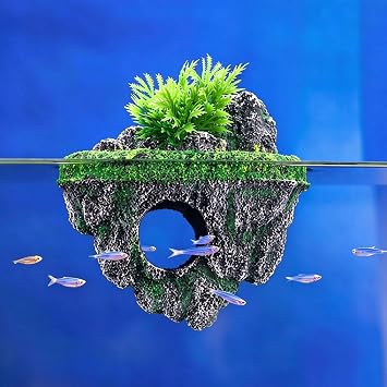 Floating Island Aquarium Decorations,Fish Tank Decorations