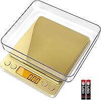 Vista 1 de Fuzion Báscula digital de precisión de 0.00 oz, mini báscula de alimentos de 17.64 oz para joyas pequeñas, oro, hierbas, especias, peso de gramos