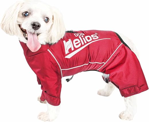 Pet Life Dog Helios 'Hurricanine' Waterproof and Reflective Full Body Dog Coat Jacket W/Heat Reflective Technology, X-Smal...