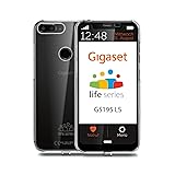 Gigaset GS195LS Smartphone für Senioren Made in Germany mit 3GB RAM ohne Vertrag – mit individuellem Startbildschirm, Notruffunktion, extra großer Ziffern- und Textanzeige, Titanium Grey GS195LS 3GB Smartphone, grey