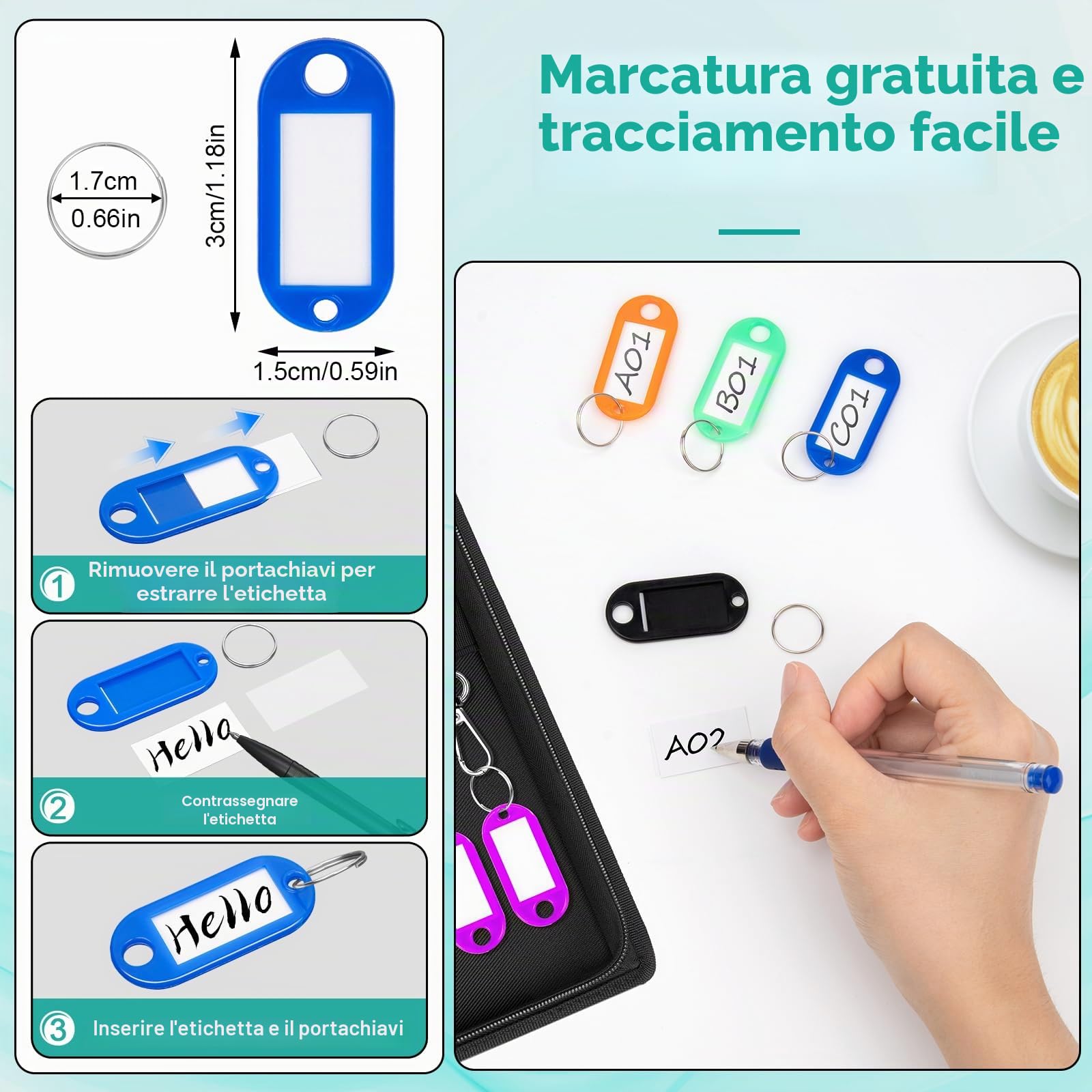 Grande Cassetta Sicurezza Chiavi Con 28 Gancio Portatile Cassaforte Porta Chiavi Parete Cassetta Portachiavi Sicurezza Muro Armadietto Portachiavi per Casa Esterno Fabbrica Garage Hotel Ufficio