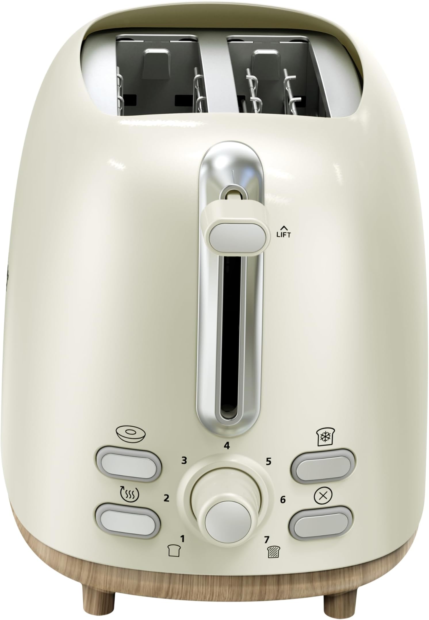 2-Slice Toaster with Extra Wide Slots, Bagel Toaster, Oat Milk