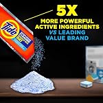 Tide Washing Machine Cleaner, Washer Machine Cleaner with Oxi for Front and Top Loader Washer Machines, Deep Cleaning Residue & Odor Eliminator, 3 Count (Pack of 1)