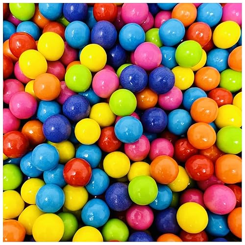 Miniatura 6 de Candy Retailer Gumballs - Ideal para fiestas o máquinas de chicles - Bolsa de 2 libras (grande 1 pulgada, dorado)