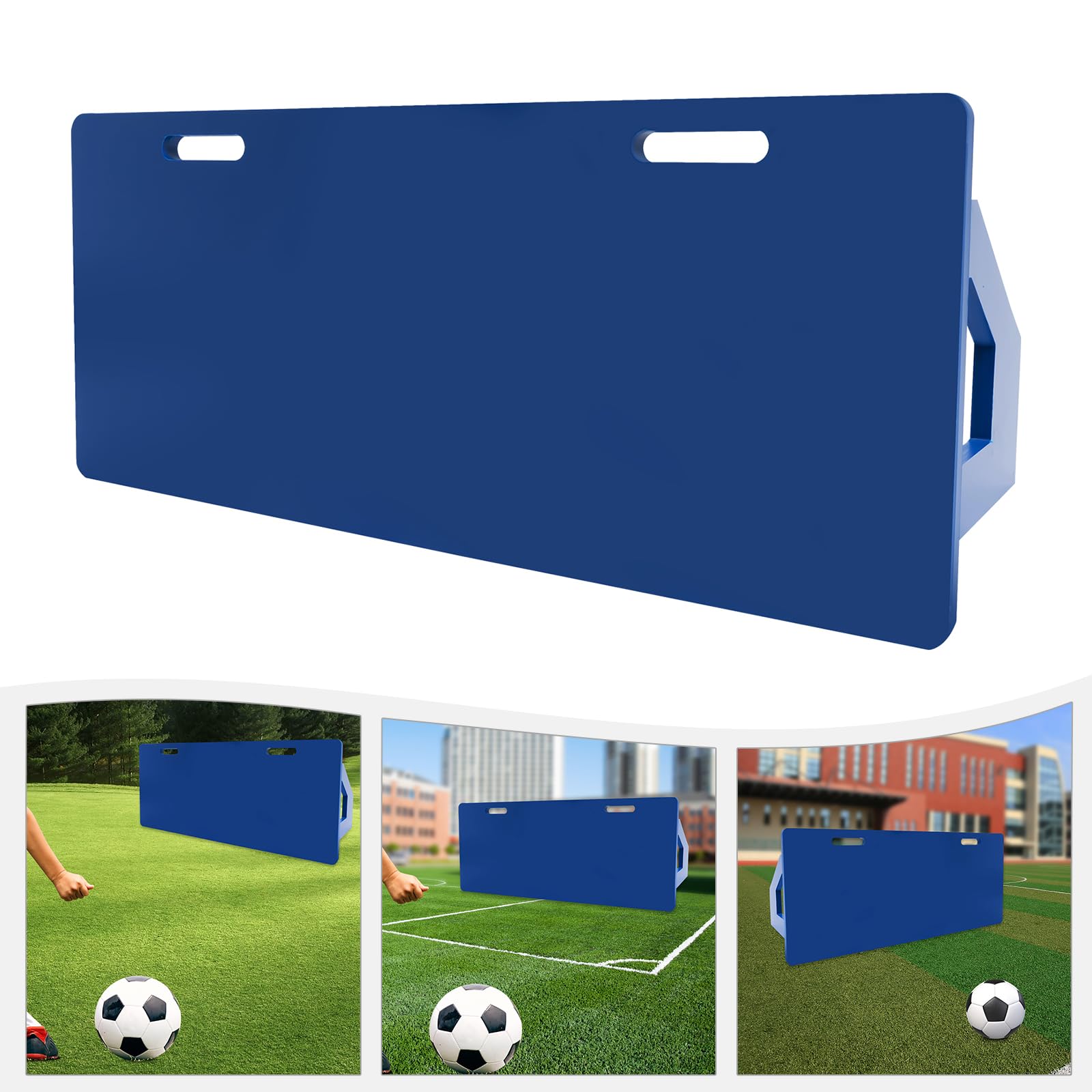 Tavola da rimbalzo portatile, in HDPE per rimbalzo da parete, per il controllo della carrozzeria, per esercizi di tiro, 100 x 40 x 40 x 40 cm